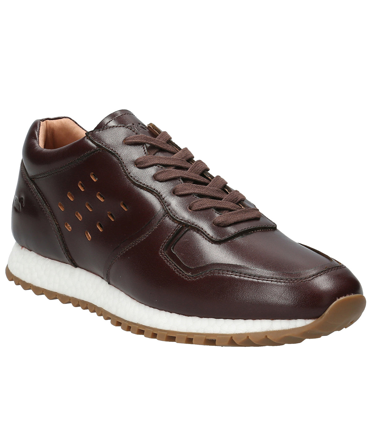 Zapatilla Cuero Hombre Graig Café Oscuro Rockford