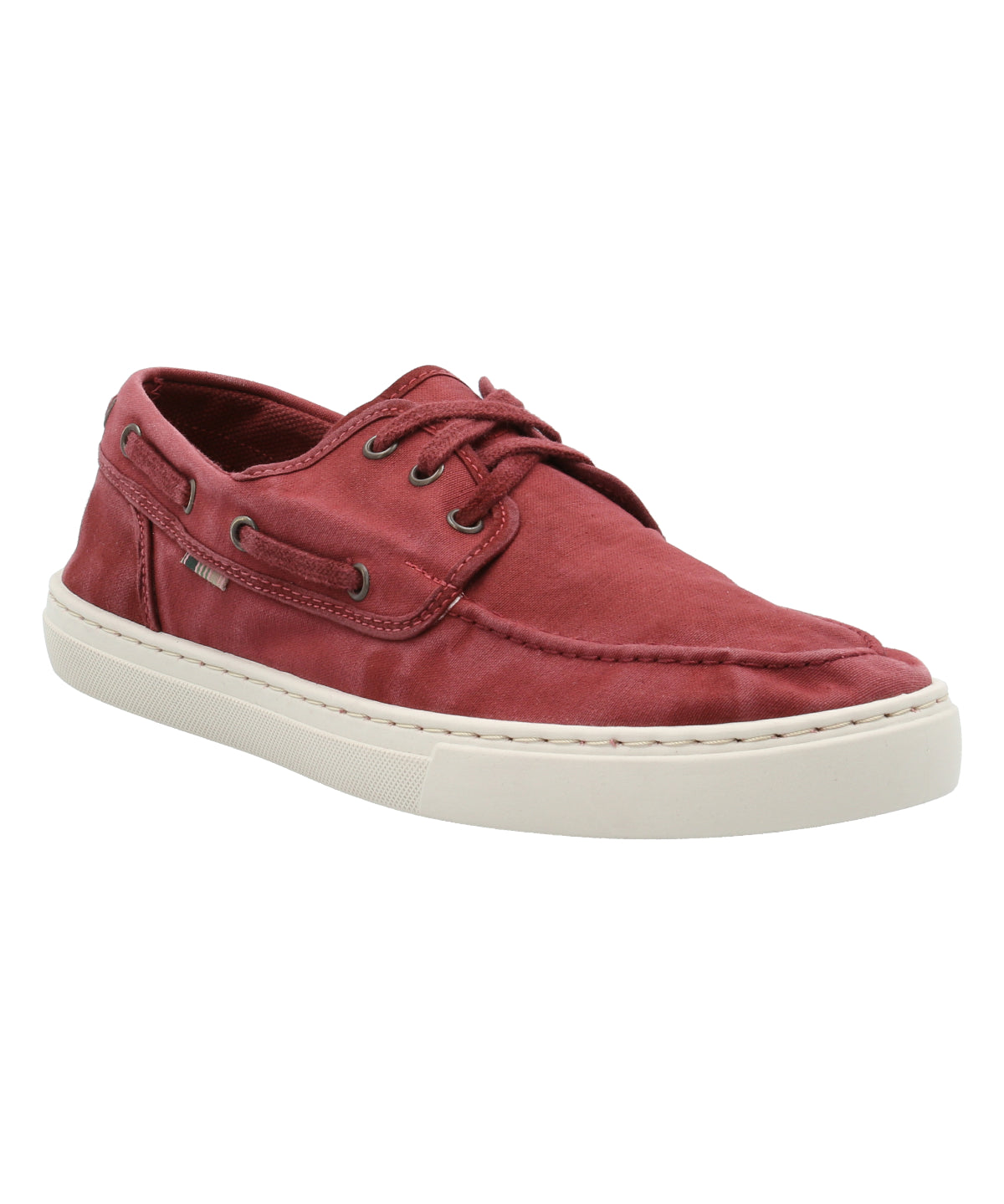 Zapatilla Algodón Orgánico Hombre Napa Rojo Rockford