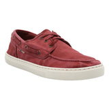 Zapatilla Algodón Orgánico Hombre Napa Rojo Rockford