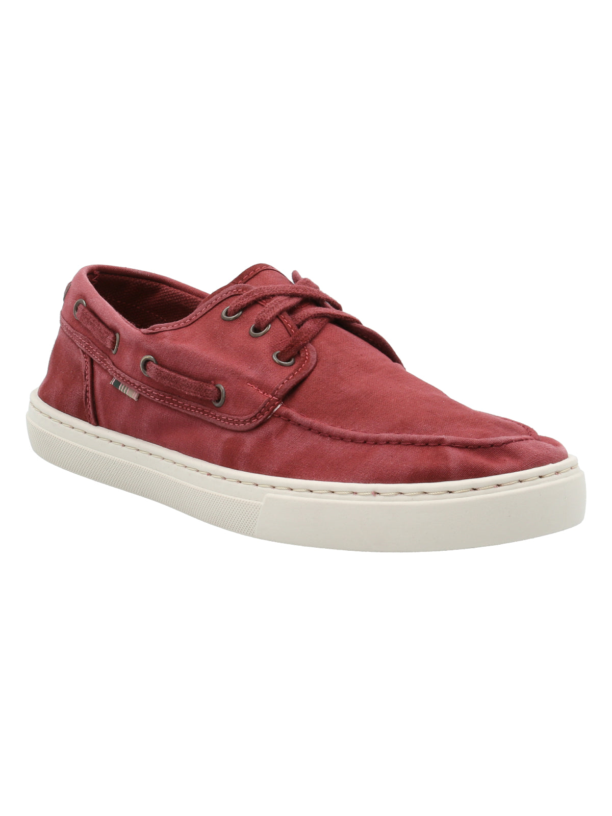 Zapatilla Algodón Orgánico Hombre Napa Rojo Rockford