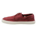 Zapatilla Algodón Orgánico Hombre Napa Rojo Rockford