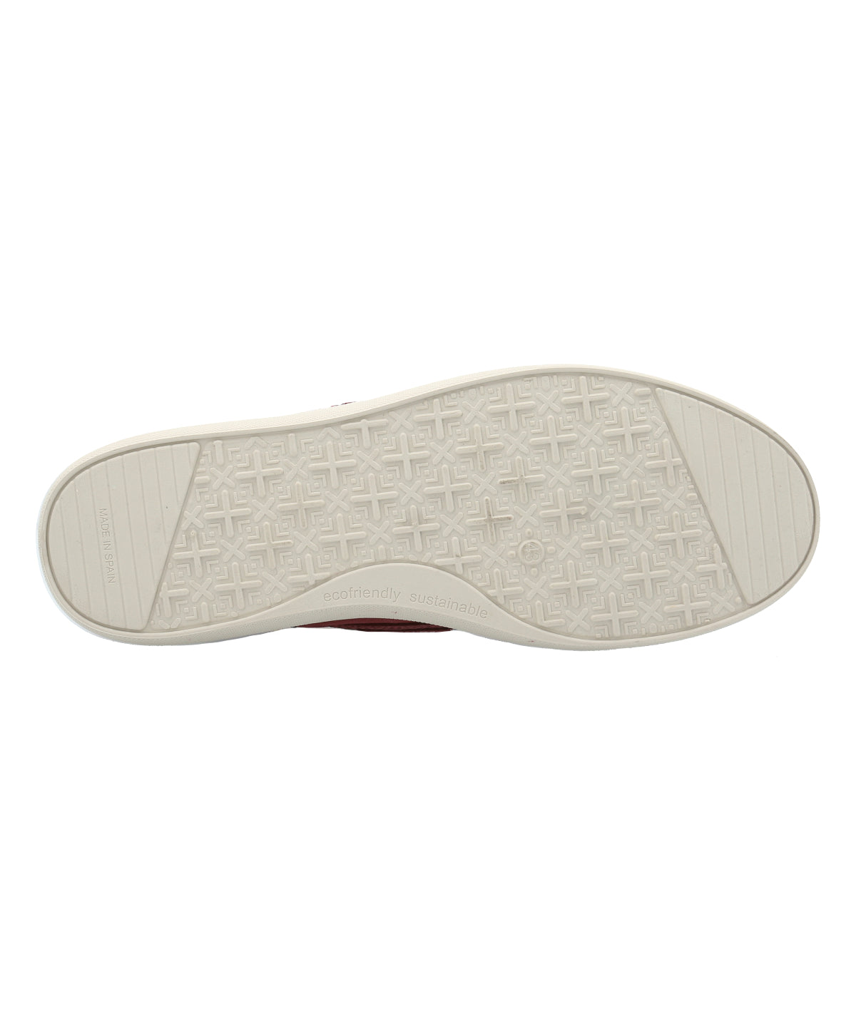 Zapatilla Algodón Orgánico Hombre Napa Rojo Rockford