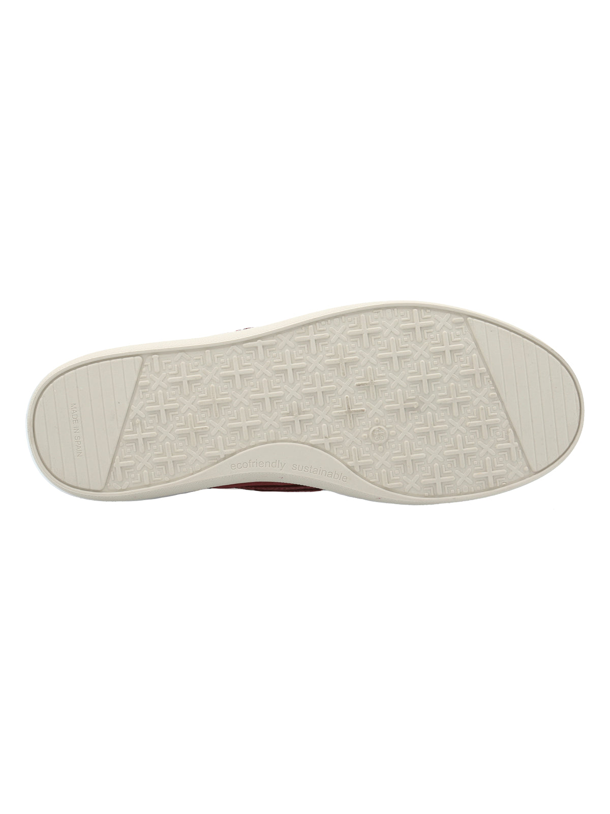 Zapatilla Algodón Orgánico Hombre Napa Rojo Rockford