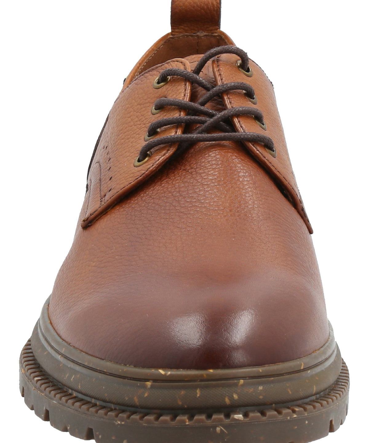 Zapato Cuero Hombre Alkun Café Rockford