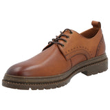 Zapato Cuero Hombre Alkun Café Rockford