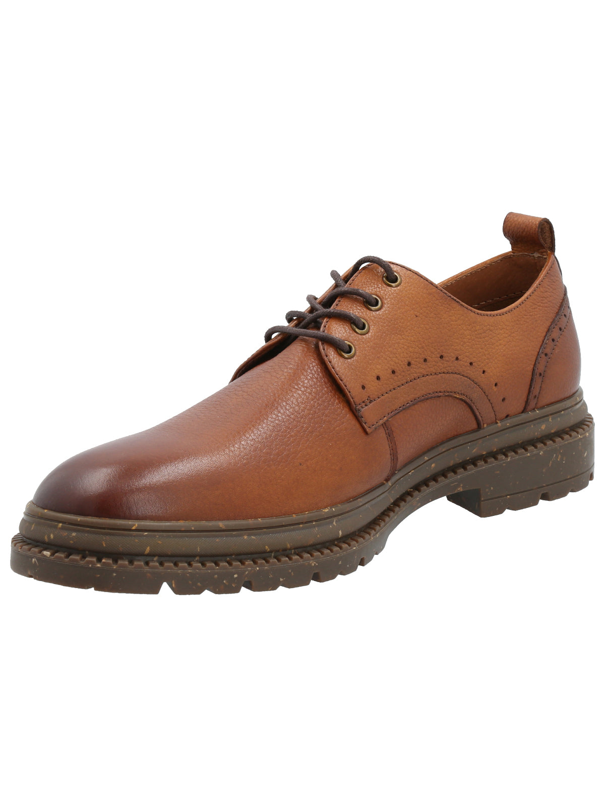 Zapato Cuero Hombre Alkun Café Rockford