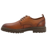 Zapato Cuero Hombre Alkun Café Rockford