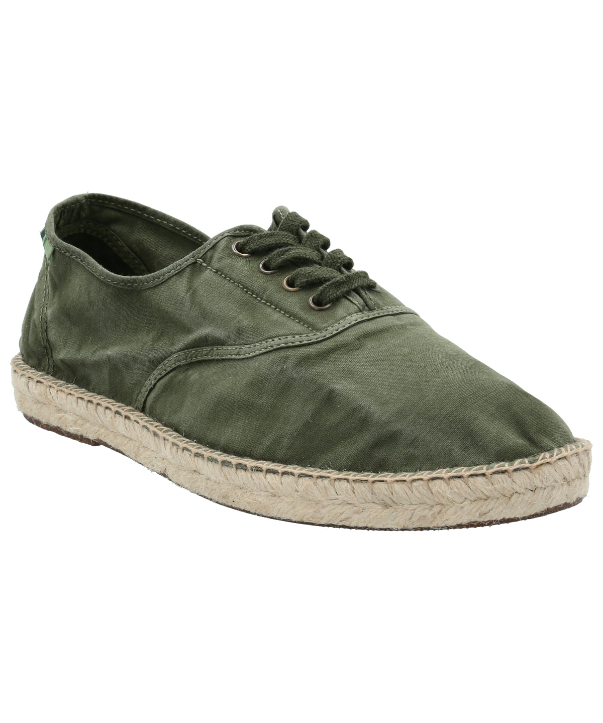 Alpargata Algodón Orgánico Hombre Koel Verde Rockford