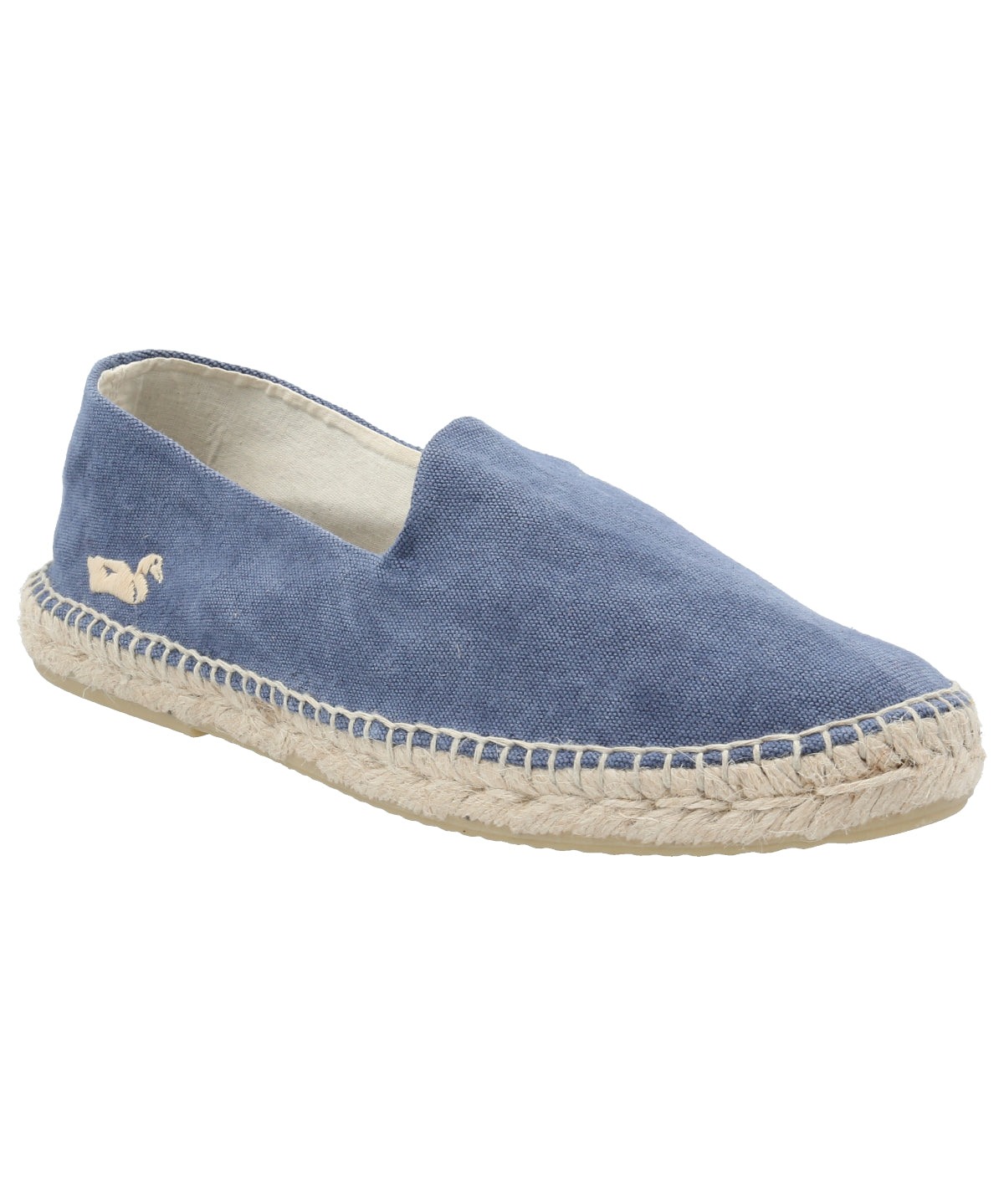 Alpargata Algodón Orgánico Hombre Luchan Azul Rockford