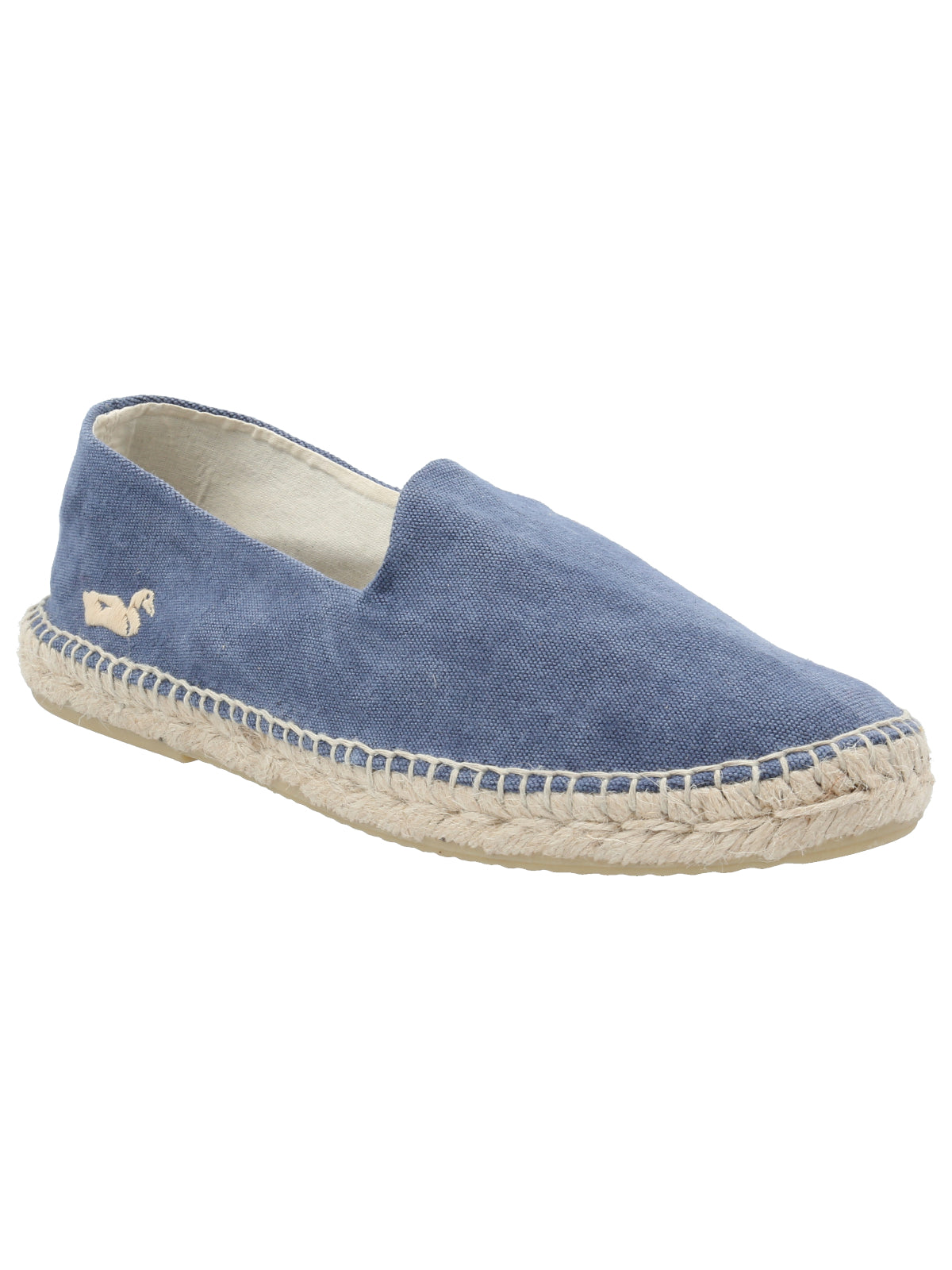 Alpargata Algodón Orgánico Hombre Luchan Azul Rockford