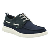 Mocasín Cuero Hombre Gaston Azul Rockford