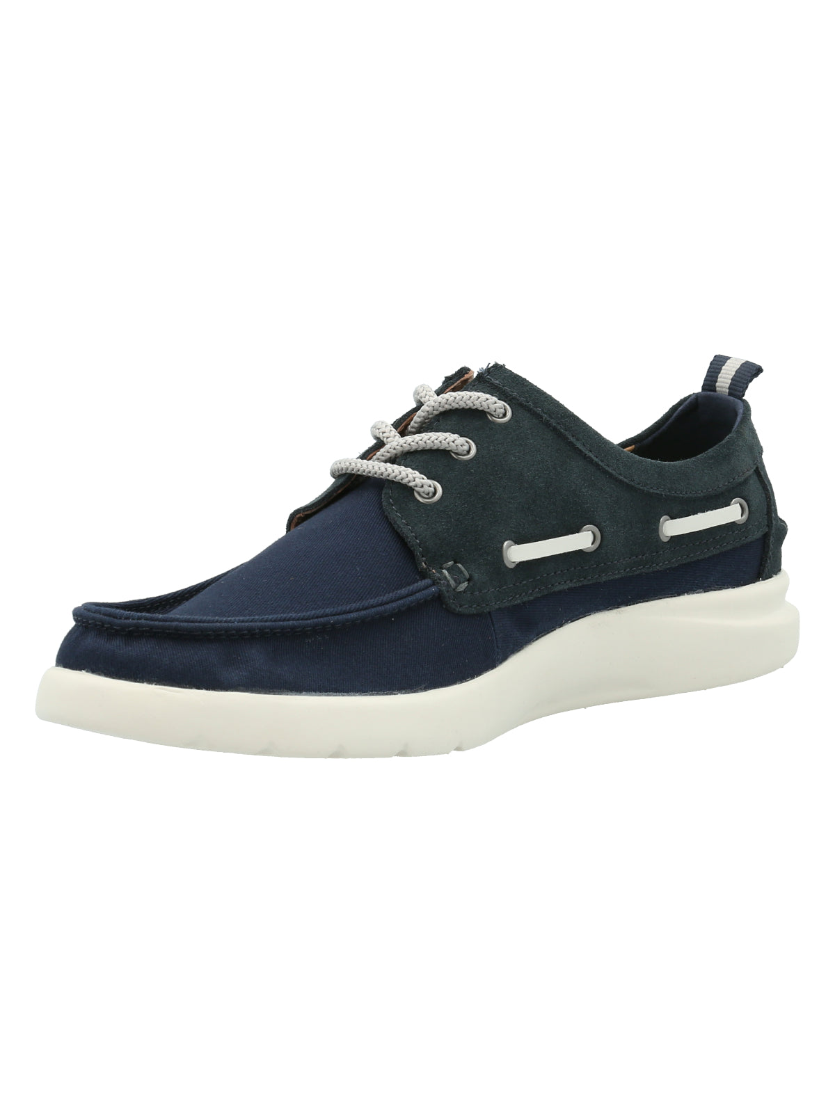 Mocasín Cuero Hombre Gaston Azul Rockford