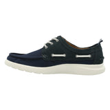 Mocasín Cuero Hombre Gaston Azul Rockford