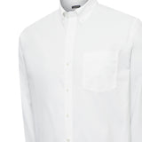 Camisa Libre De Arrugas Hombre Wor Cuello Button-Down Blanco Rockford