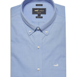 Camisa Libre De Arrugas Hombre Wor Cuello Button-Down Azul Rockford