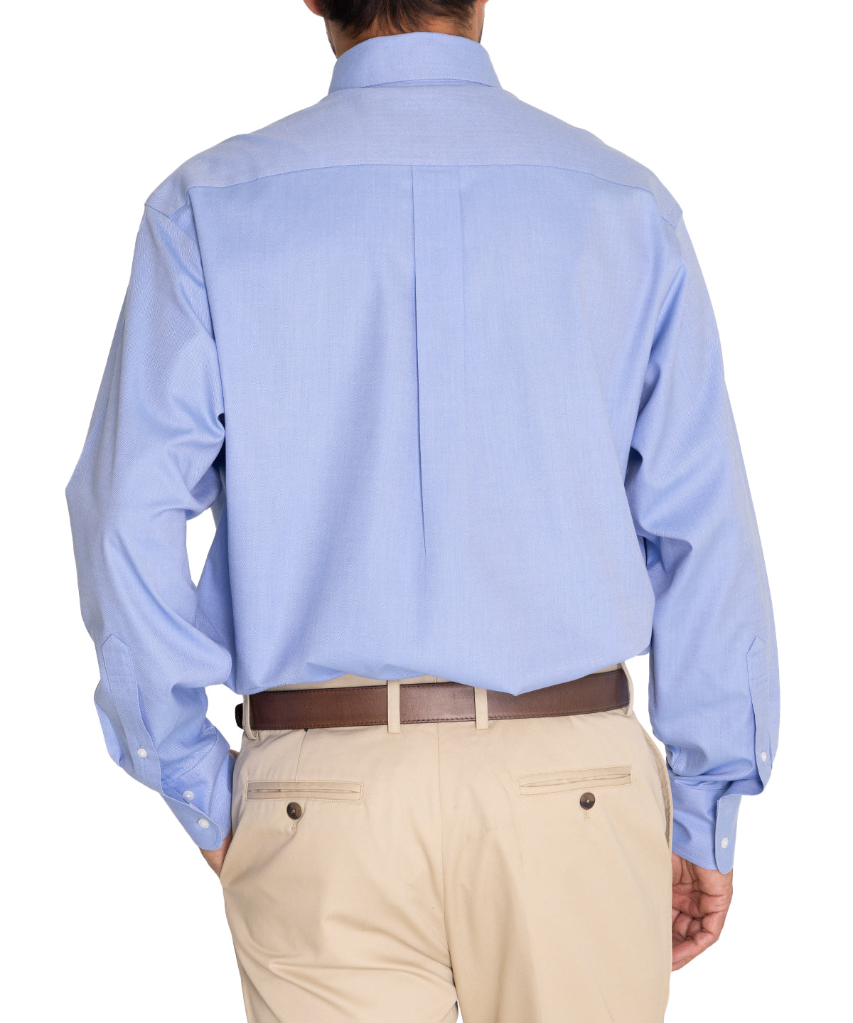 Camisa Libre De Arrugas Hombre Wor Cuello Button-Down Azul Rockford