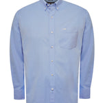 Camisa Libre De Arrugas Hombre Wor Cuello Button-Down Azul Rockford