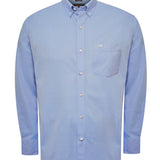 Camisa Libre De Arrugas Hombre Wor Cuello Button-Down Azul Rockford