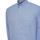 Camisa Libre De Arrugas Hombre Wor Cuello Button-Down Azul Rockford