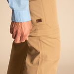 Pantalón Hombre Desmontable Fibras Recicladas