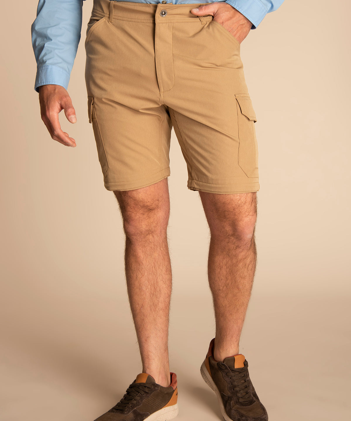 Pantalón Hombre Desmontable Fibras Recicladas
