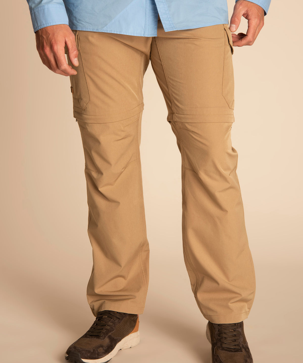 Pantalón Hombre Desmontable Fibras Recicladas