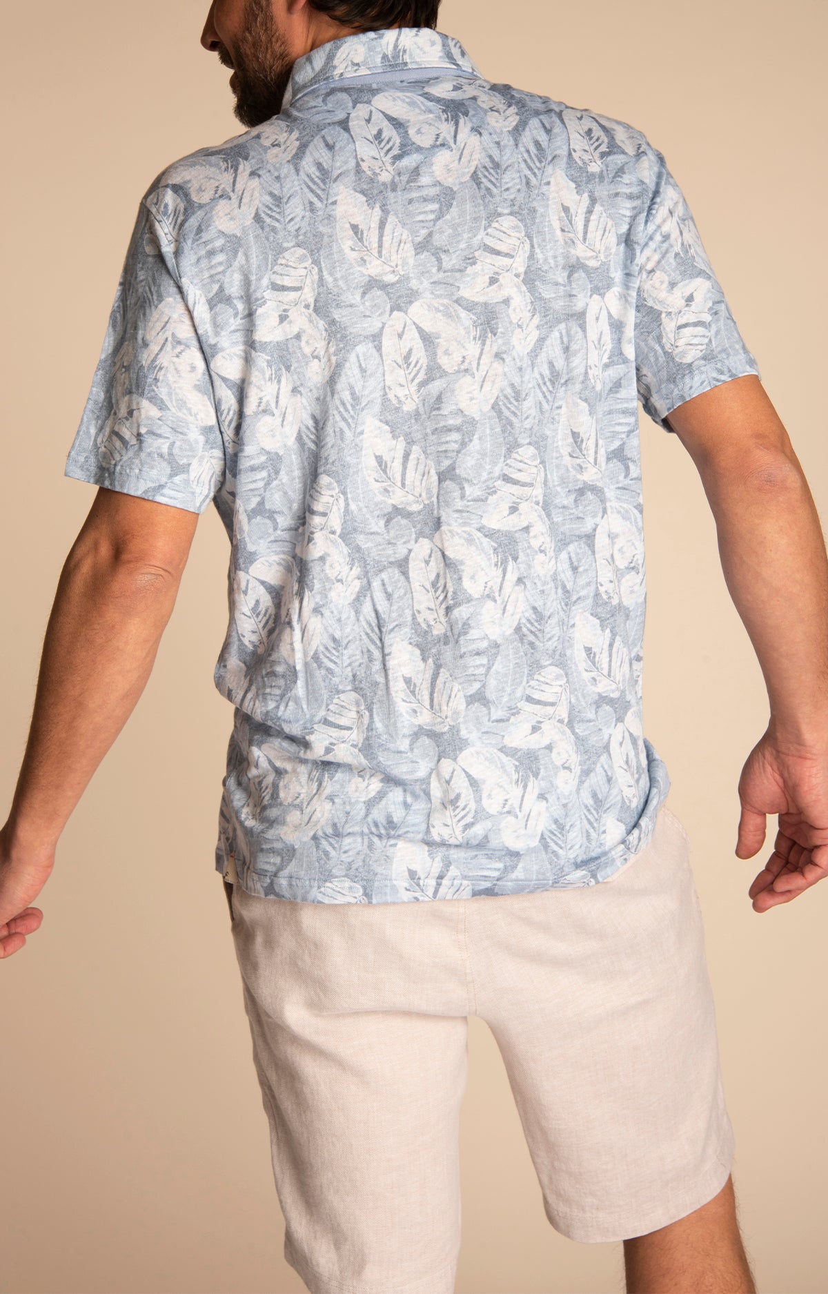 Camisa Hombre Jerseyprint Lino Orgánico