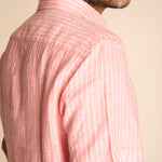 Camisa Hombre Stripeshirt Lino Orgánico