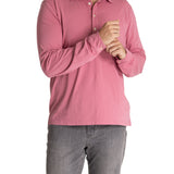 Polera Algodón Orgánico Hombre Forli Rosado Rockford