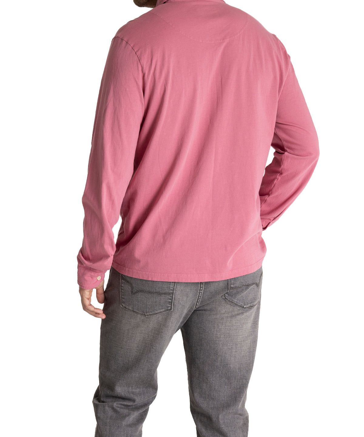 Polera Algodón Orgánico Hombre Forli Rosado Rockford