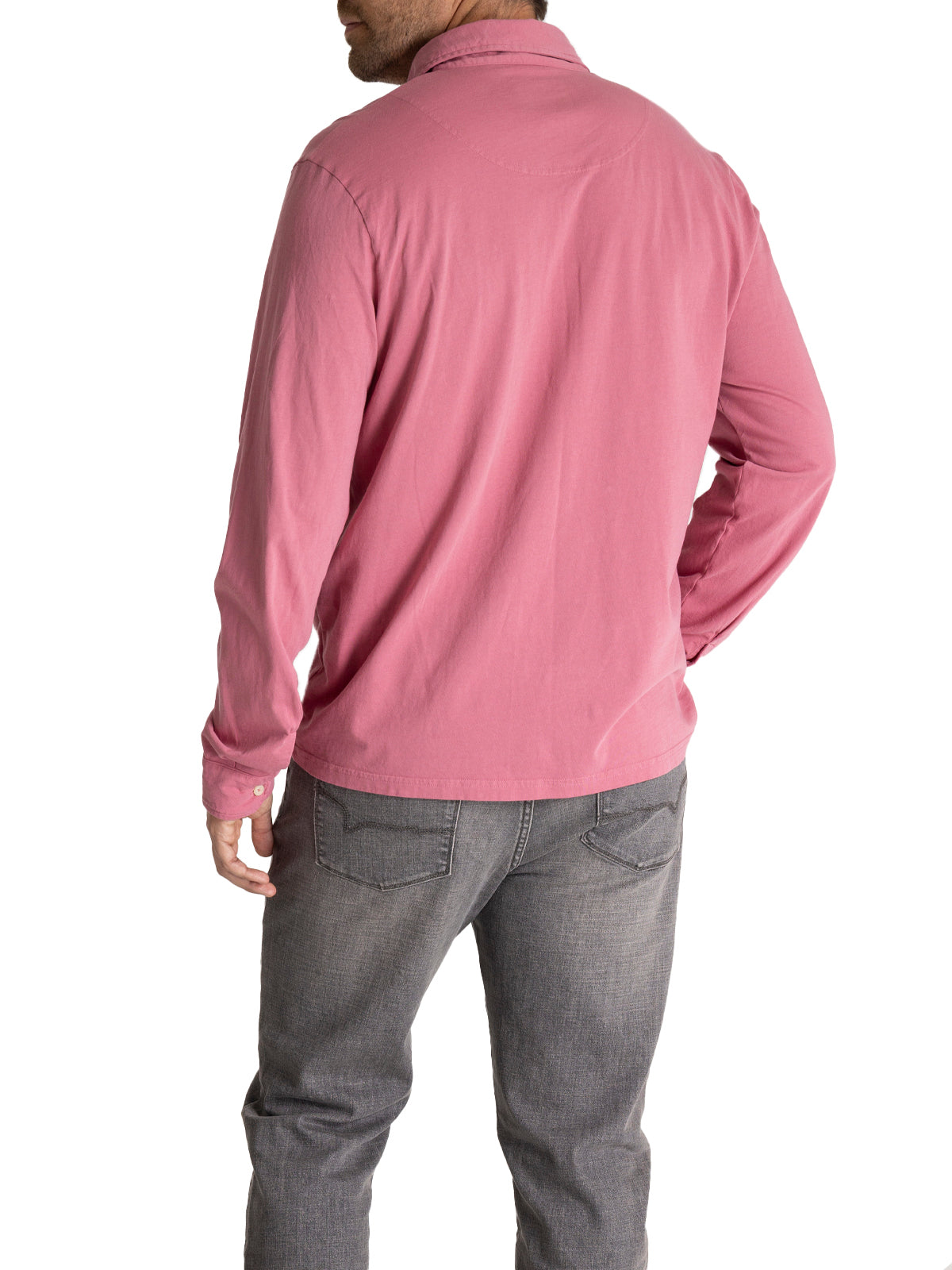 Polera Algodón Orgánico Hombre Forli Rosado Rockford