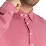 Polera Algodón Orgánico Hombre Forli Rosado Rockford
