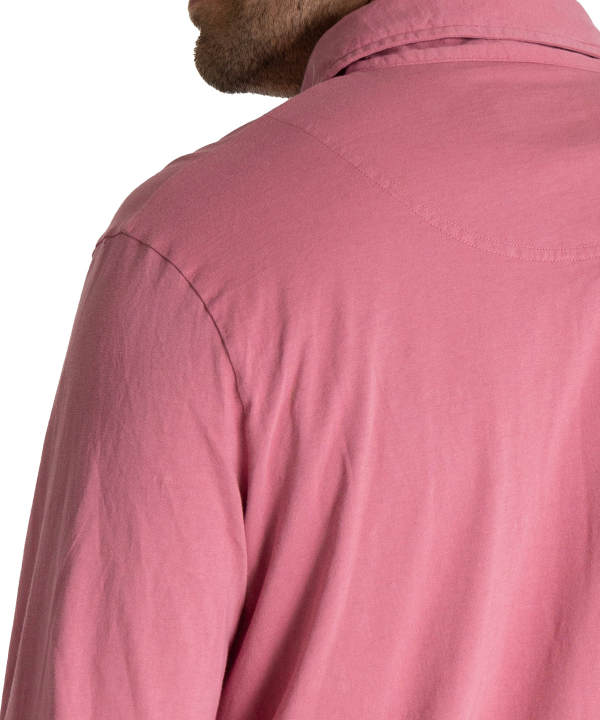 Polera Algodón Orgánico Hombre Forli Rosado Rockford