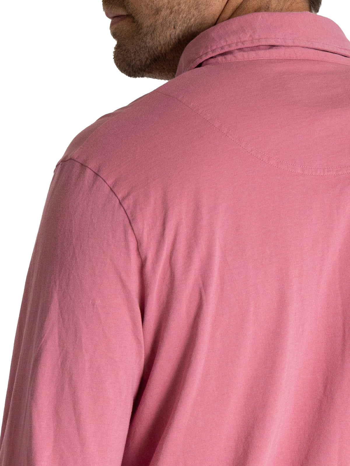 Polera Algodón Orgánico Hombre Forli Rosado Rockford