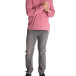 Polera Algodón Orgánico Hombre Forli Rosado Rockford