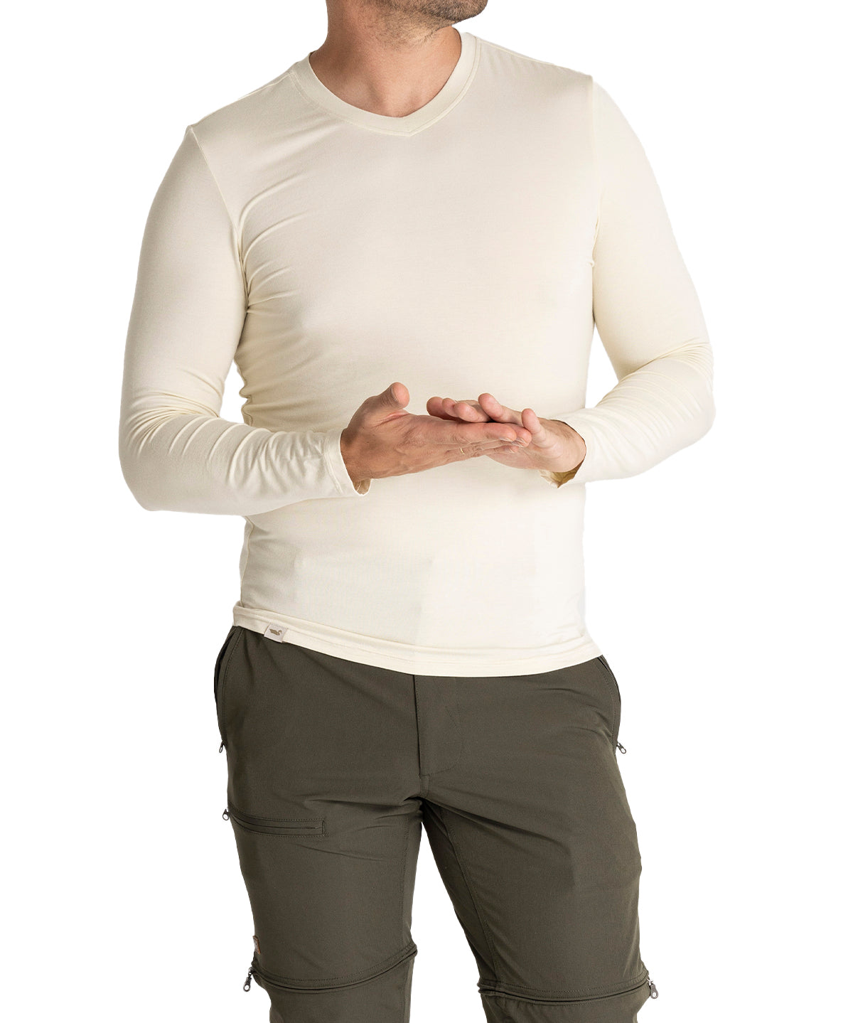 Primera Capa Hombre Bambú Beige Rockford