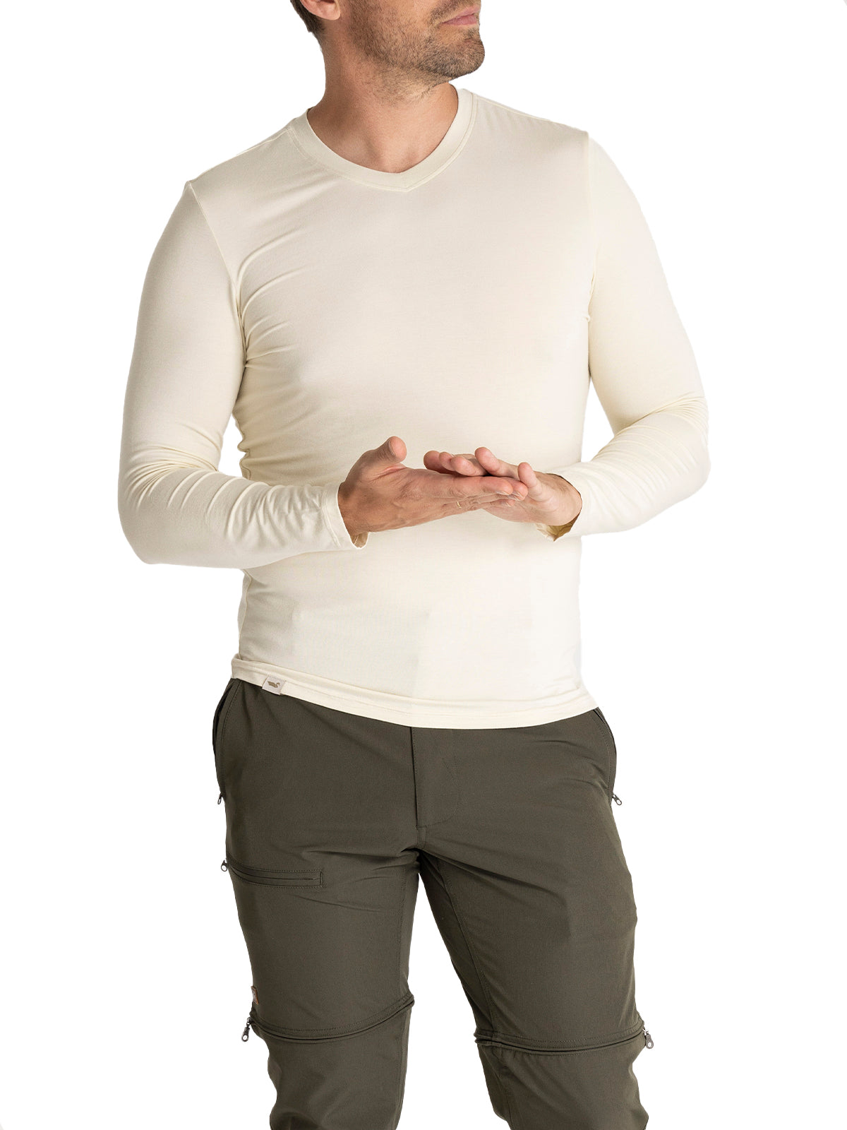 Primera Capa Hombre Bambú Beige Rockford