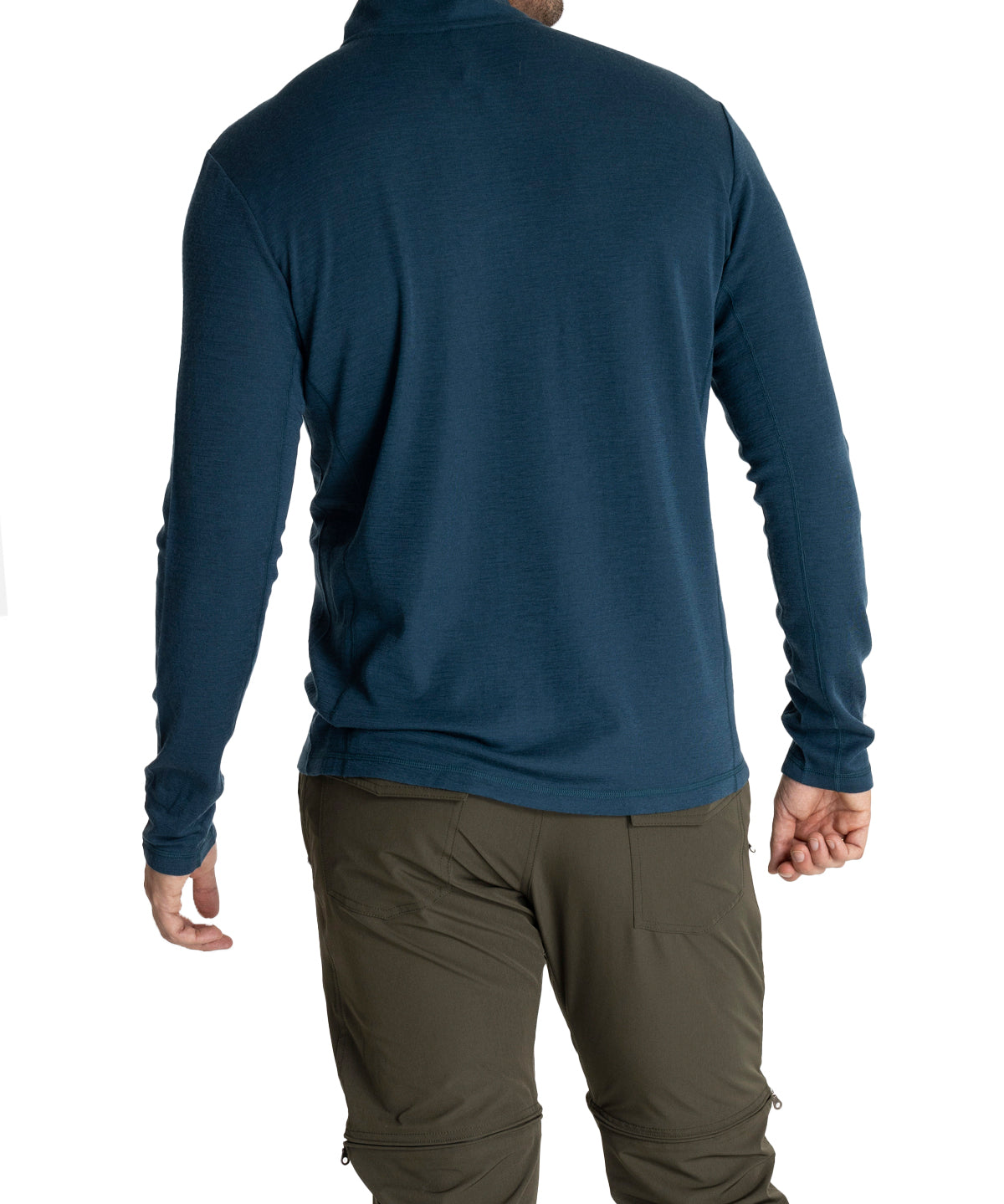 Primera Capa Hombre Merino Azul Rockford