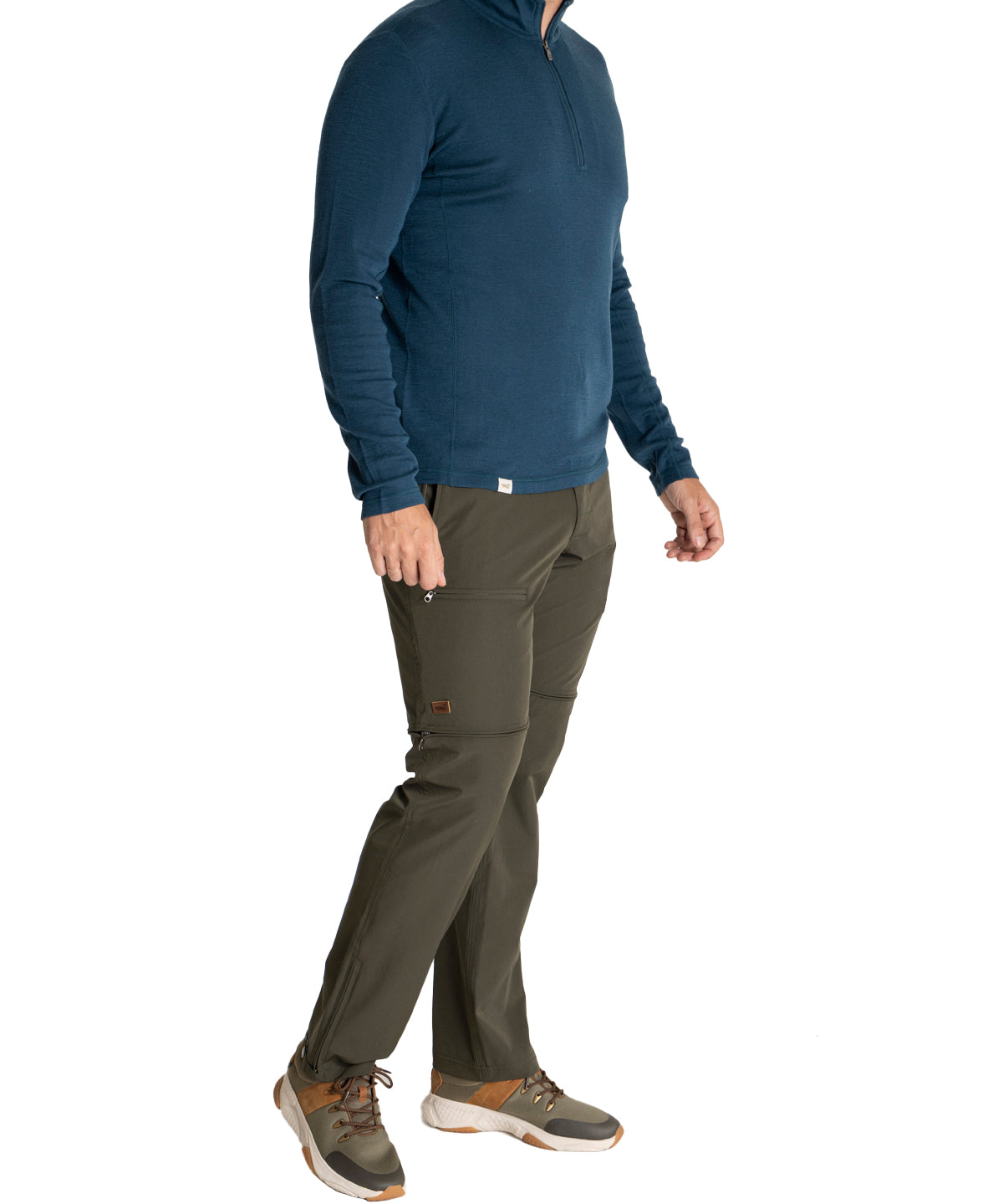 Primera Capa Hombre Merino Azul Rockford