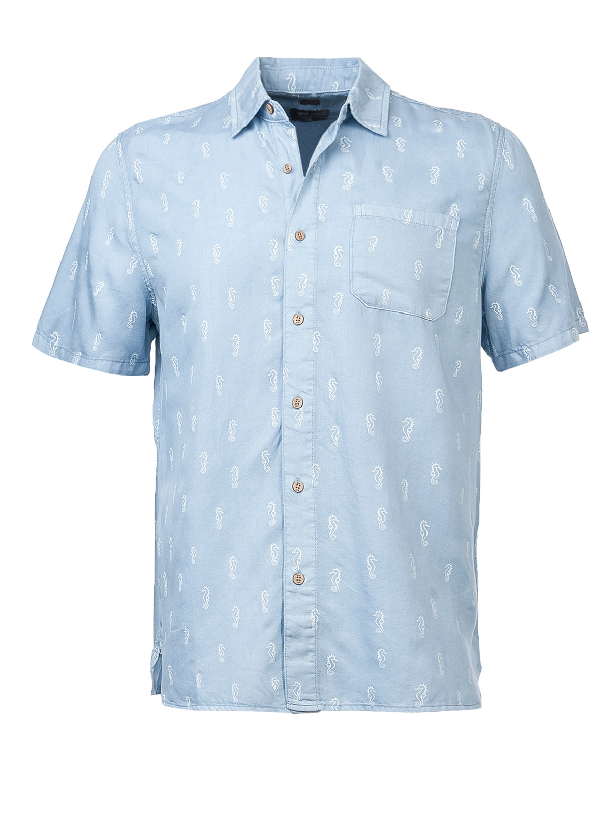 Camisa Tencel Hombre Denimprint Azul Rockford