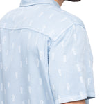 Camisa Tencel Hombre Denimprint Azul Rockford