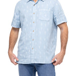 Camisa Tencel Hombre Denimprint Azul Rockford