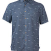 Camisa Tencel Hombre Denimprint Azul Marino Rockford