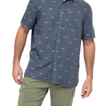 Camisa Tencel Hombre Denimprint Azul Marino Rockford
