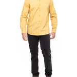 Camisa Algodón Orgánico Hombre Galiton Amarillo Rockford
