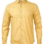 Camisa Algodón Orgánico Hombre Galiton Amarillo Rockford