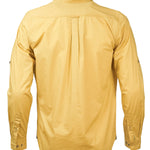 Camisa Algodón Orgánico Hombre Galiton Amarillo Rockford
