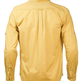 Camisa Algodón Orgánico Hombre Galiton Amarillo Rockford