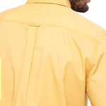 Camisa Algodón Orgánico Hombre Galiton Amarillo Rockford