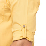 Camisa Algodón Orgánico Hombre Galiton Amarillo Rockford